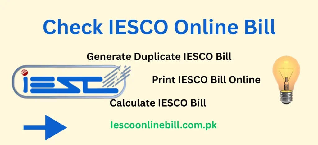 Check Iesco Online Bill