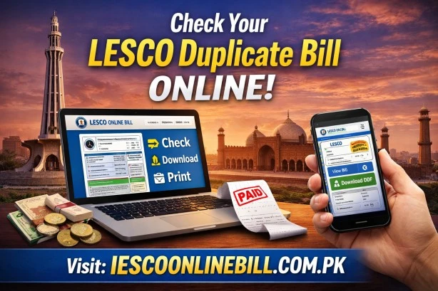 LESCO Duplicate Bill